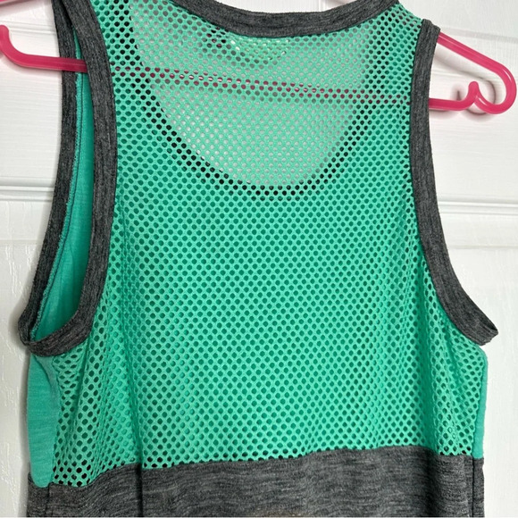 SO Tank Top Colourblock Teal & Grey Size Small - Picture 16 of 16